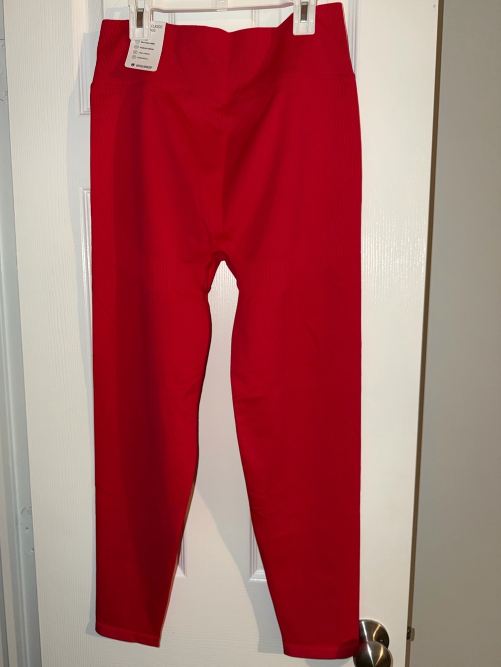 PINK Victoria's Secret Red High-Waist Stretch Leggings
